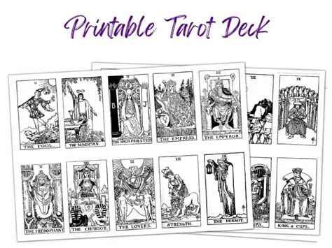 10 cartas del tarot para imprimir gratis: colorea tus。